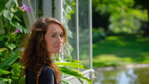 Pour son futur Tour de France, Romane Glotain recherche à inventorier les jardins de soins et provoquer de belles rencontres professionnelles pour valoriser la diversité des jardins thérapeutiques. ©R. Glotain